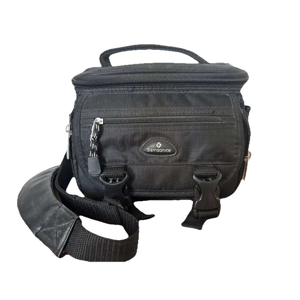 SAMSONITE Camera Bag Padded for Small DSLR or Point n Shoot with Pockets & Strap